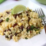 Quinoa with Black Beans, Corn & Chipotle Pepper, Lime & Honey Dressing