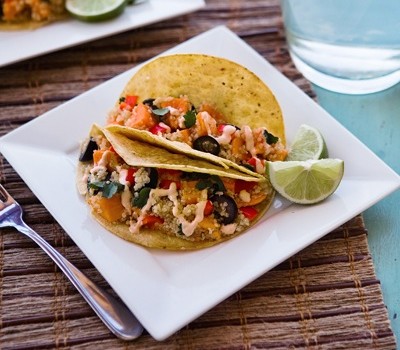 Quinoa Tacos with Chipotle Sauce