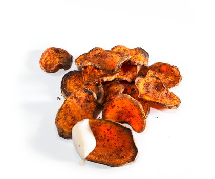 Oven Roasted Sweet Potato Chips